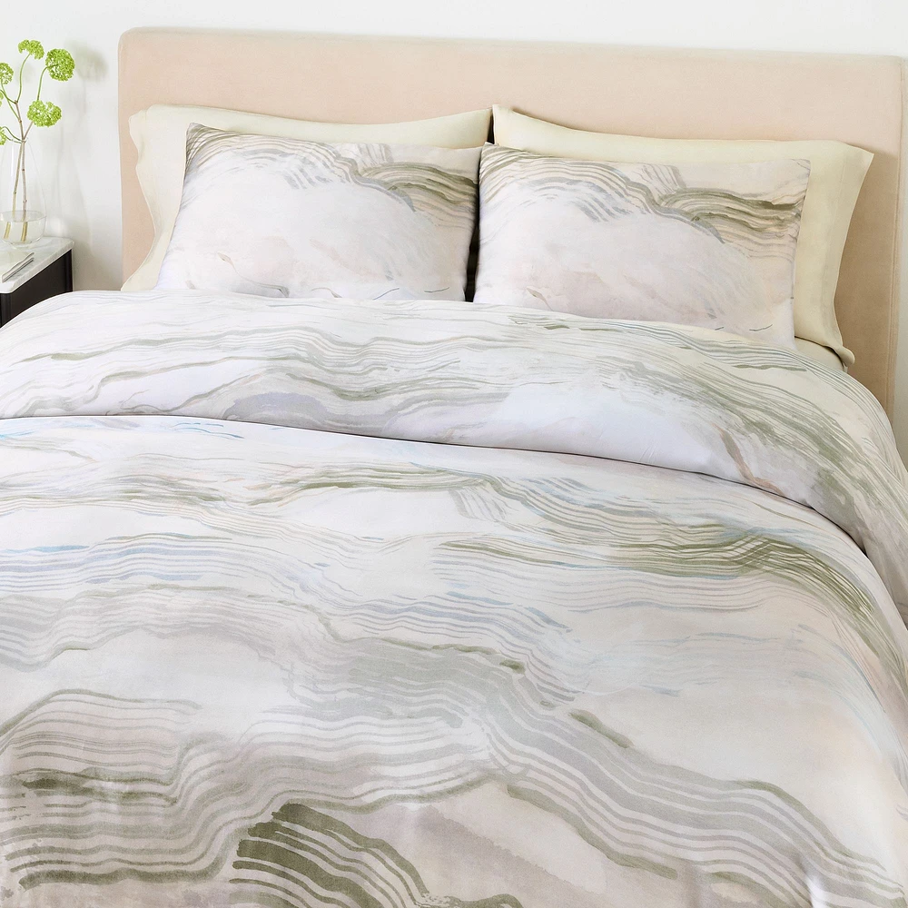 高評価アイテム West Elm Silky TENCEL™ Geode Duvet Cover & Shams | West Elm 水着・ラッシュガード