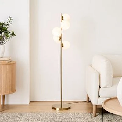 Staggered glass sconce sale