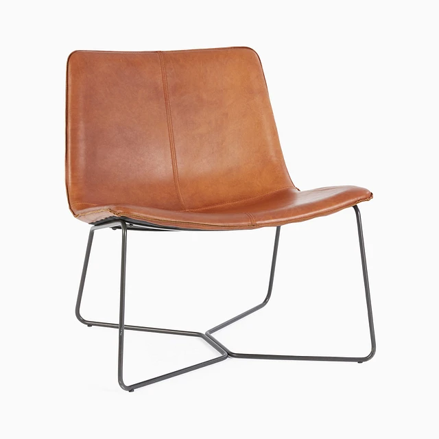 Slope leather dining chair west elm 2025