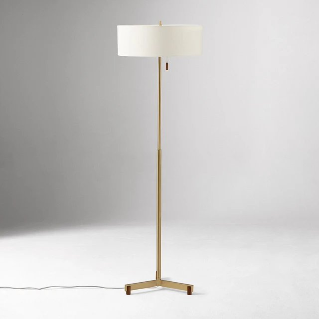 Meryl arc brass floor lamp hotsell