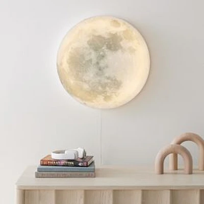 大人気定番商品 West (3 Nightlight Moon Ceramic Elm その他