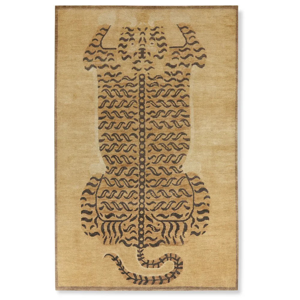 Williams Sonoma Hand Knotted Tibetan Tiger Rug | The Summit at