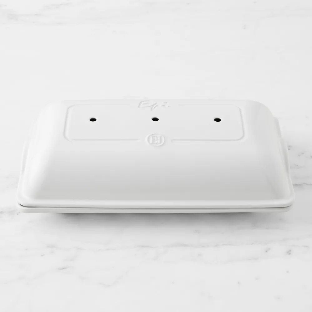 Williams Sonoma Emile Henry Pain D'Epi Bread Pan, White The Summit at
