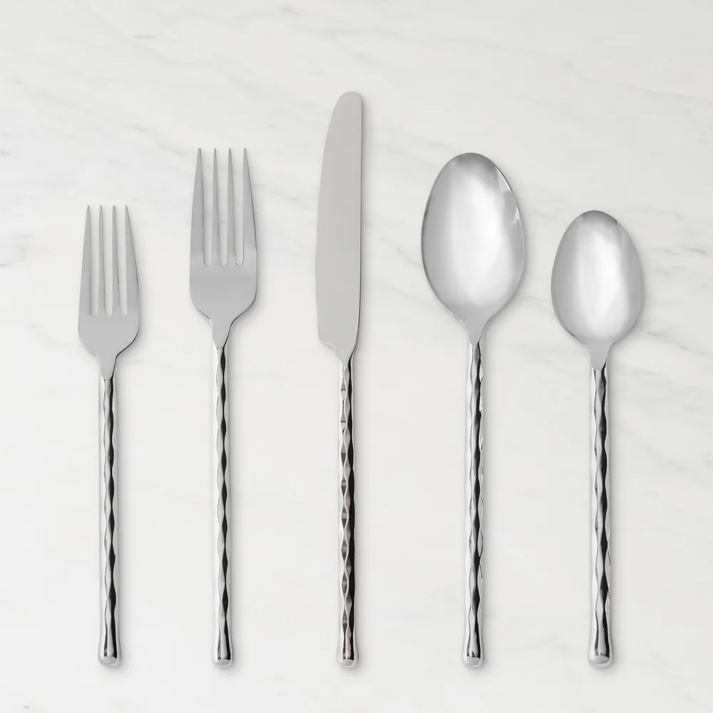 Williams Sonoma Fortessa Spindle Flatware Sets CoolSprings Galleria