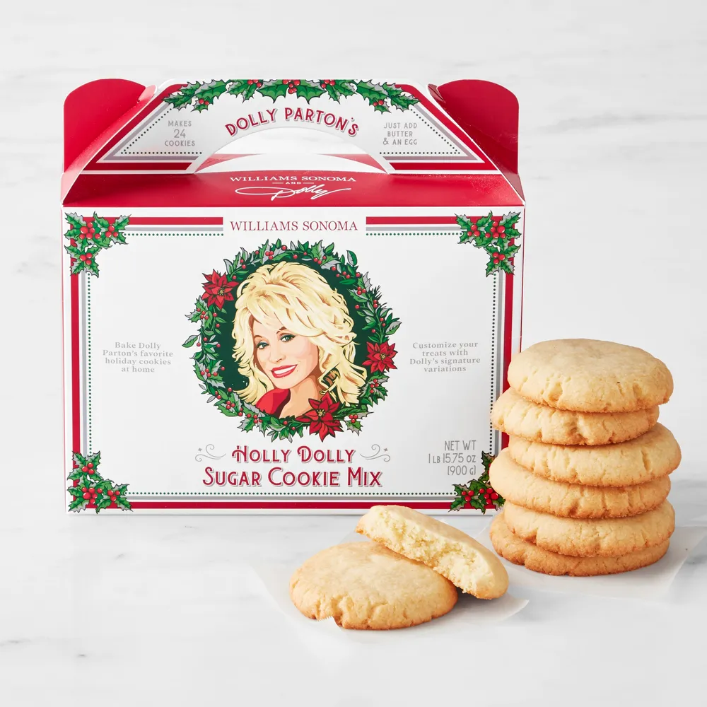 Williams Sonoma Dolly Parton's Holly Dolly Sugar Cookie Mix The Summit at Fritz Farm