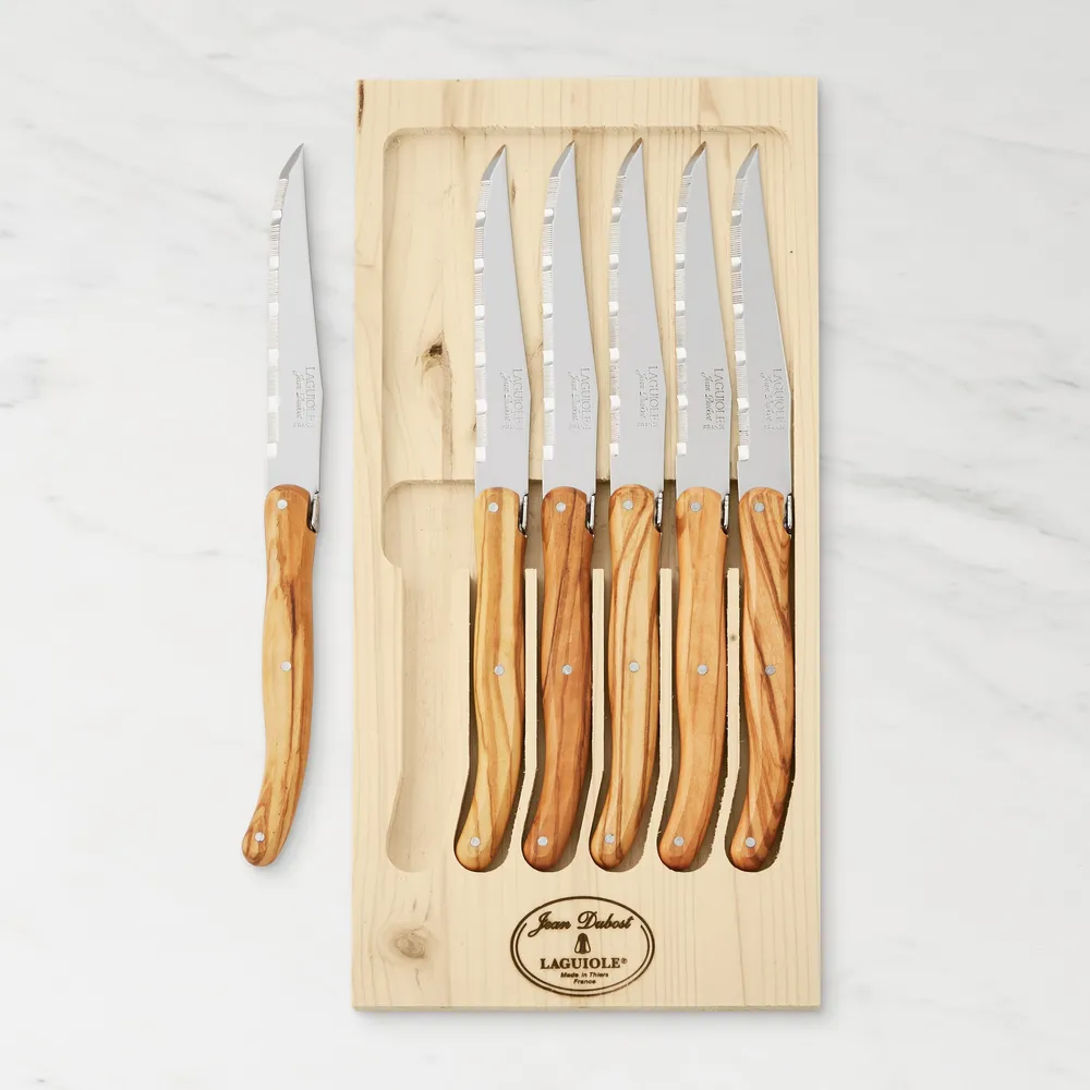 Williams Sonoma Jean Dubost Laguiole Steak Knives, Set of 6 The