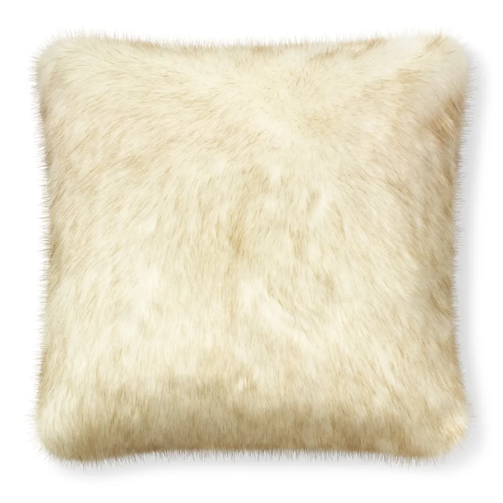 Large fur outlet cushion