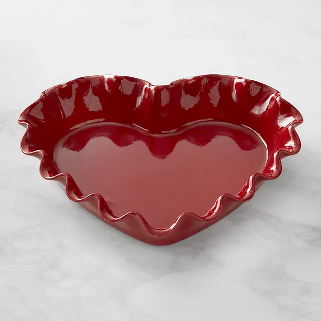 Heart shaped 2025 pie dish