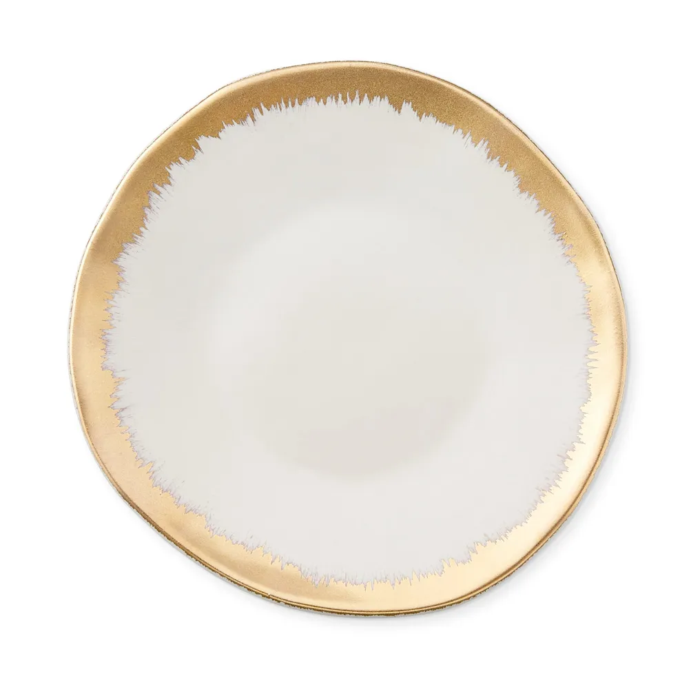 Gold rimmed 2024 salad plates