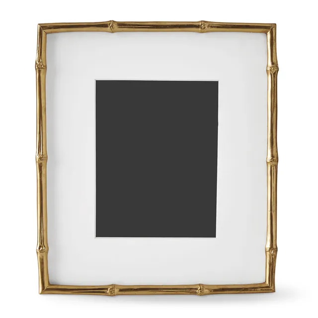 Williams Sonoma AERIN Gilded Bamboo Gallery Frame