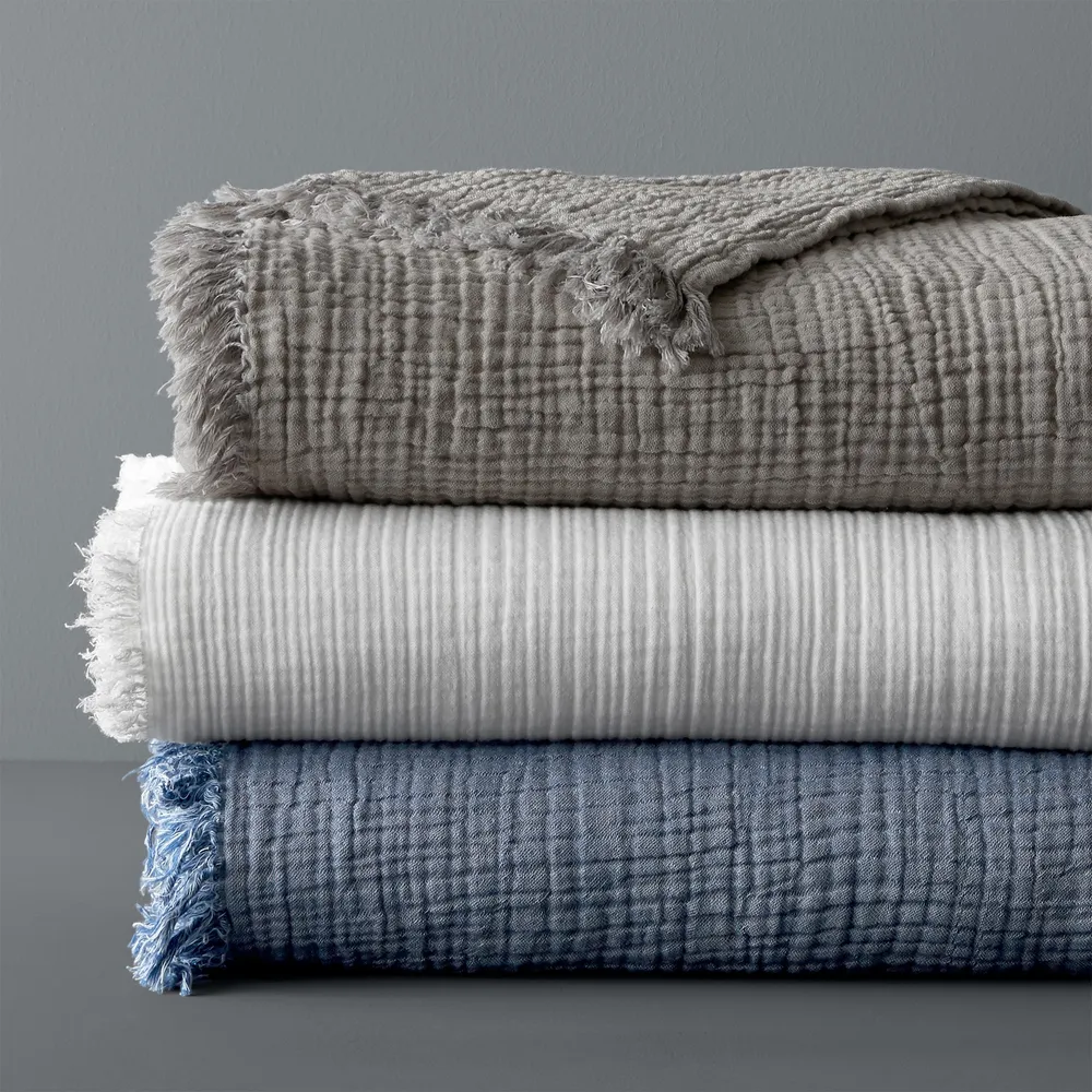 Cocoon cotton outlet blanket