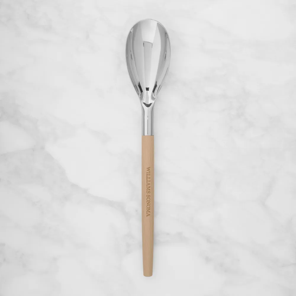 Williams Sonoma Stainless-Steel Spoon with Wooden Handle