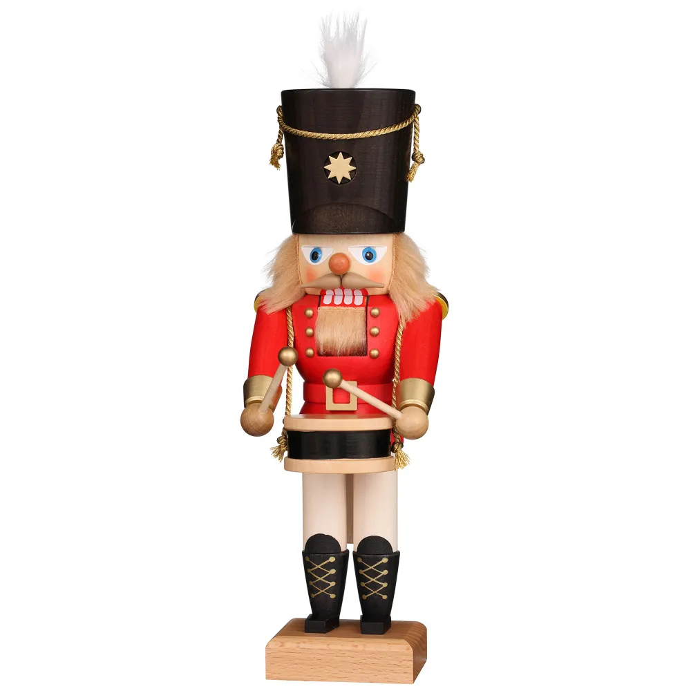 Williams Sonoma Christian Ulbricht Nutcracker Red Drummer 12