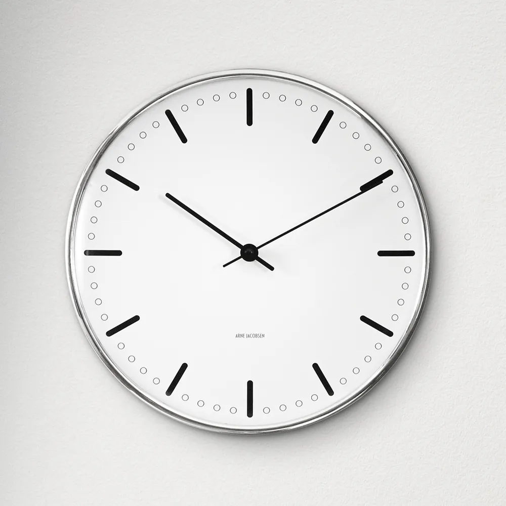 Williams Sonoma Arne Jacobsen City Wall Clock The Summit at