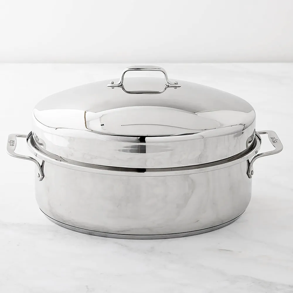 All clad 2025 oval roasting pan