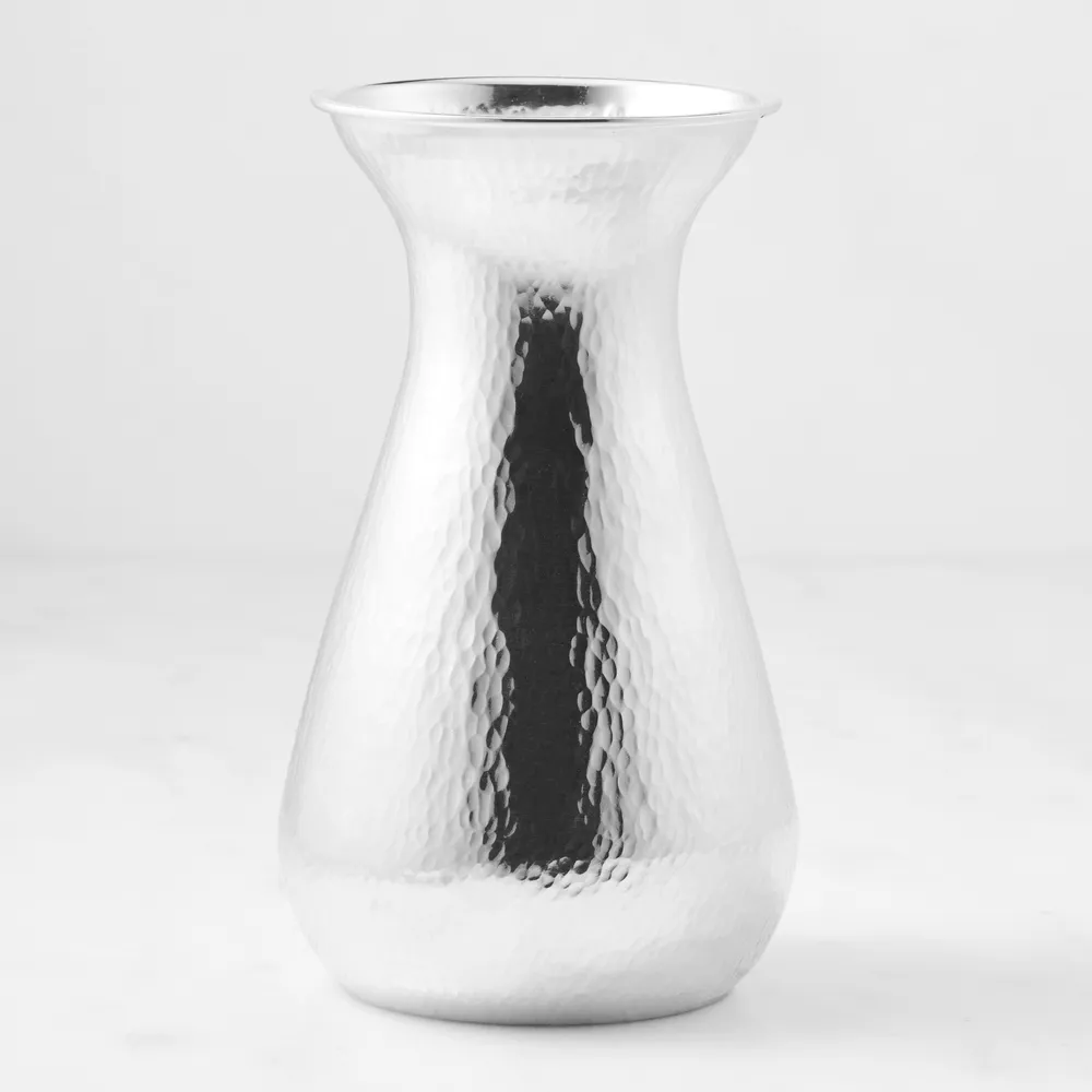 Williams Sonoma AERIN Silver Hammered Vase CoolSprings Galleria