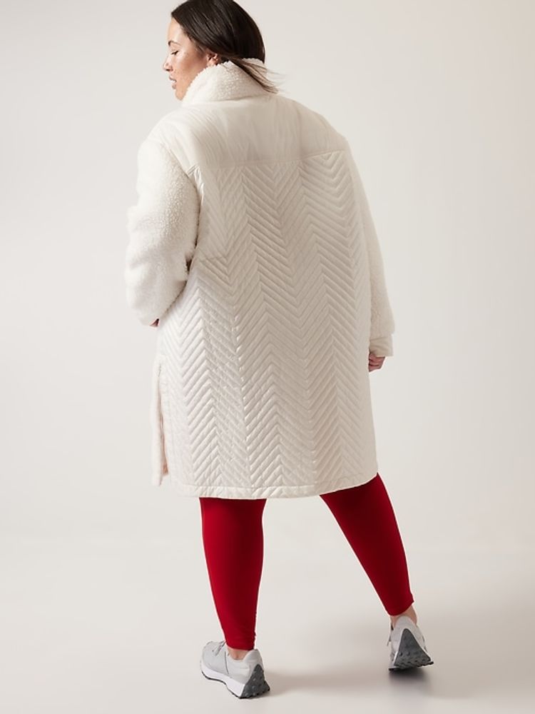 Athleta Cozy Sherpa Coat