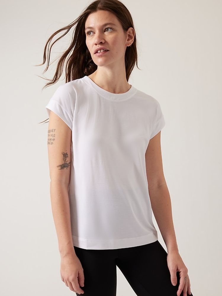 Plain white muscle tee best sale