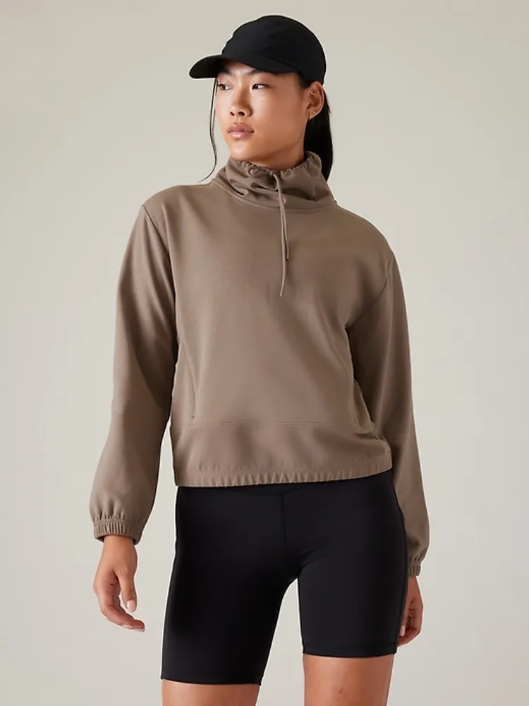 Athleta funnel neck sweatshirt hot sale