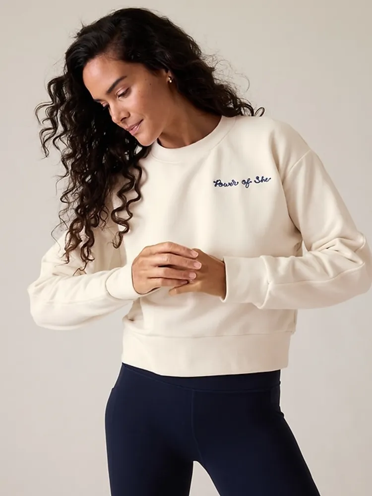 Athleta tie back discount sweatshirt