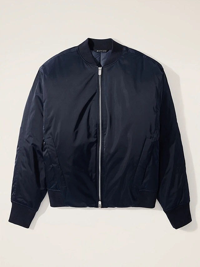 Athleta Sateen Bomber at MarketFair Shoppes in Princeton, NJ