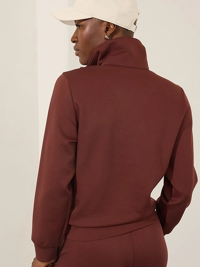 eLLa Aラインスウェット Athleta Allure 1/4 Zip Sweatshirt at Hamilton Place in