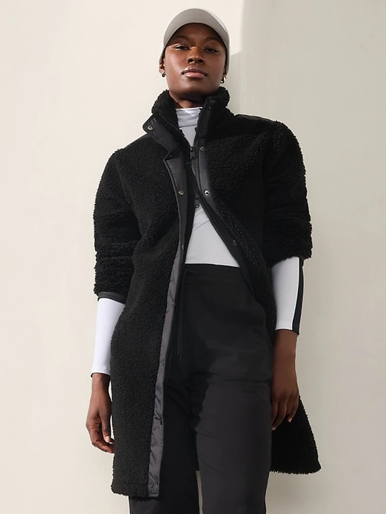 Athleta Fleece Hybrid Coat | MarketFair Shoppes