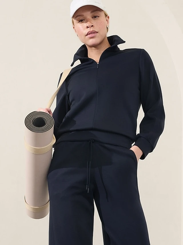 Athleta Allure 1/4 Zip Sweatshirt at Hamilton Place in