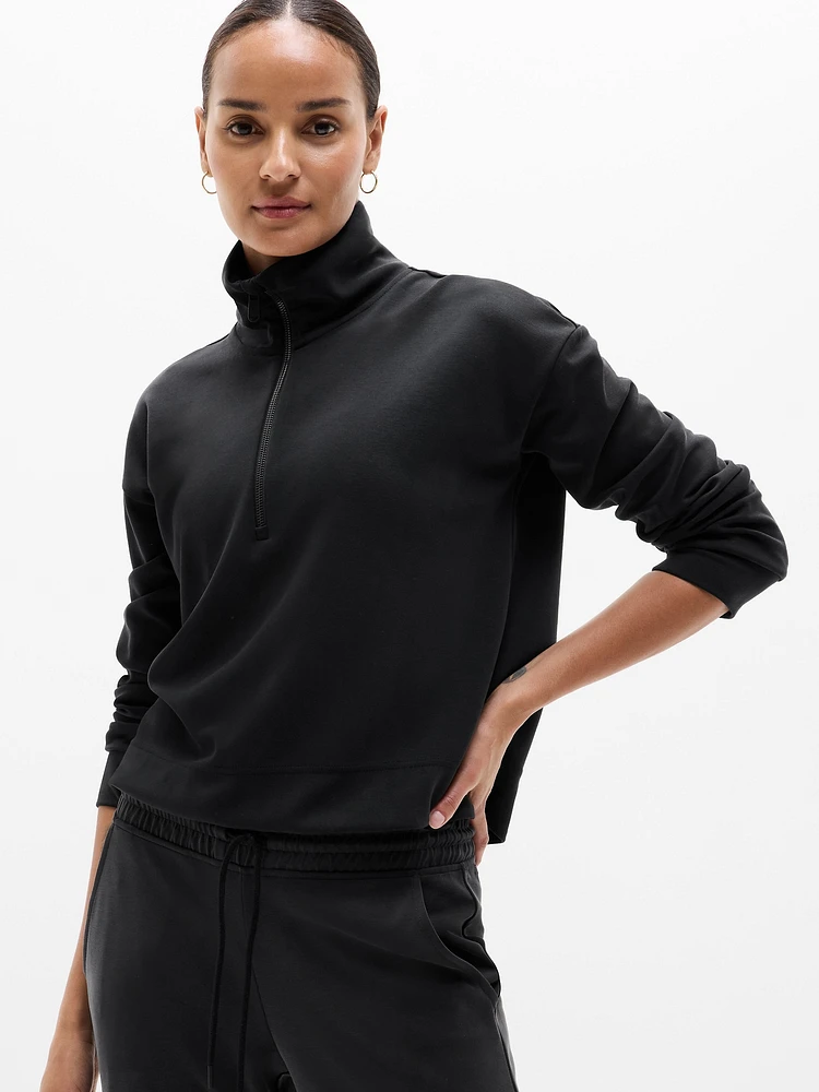 Athleta Seasoft Quarter Zip at MarketFair Shoppes in Princeton, NJ