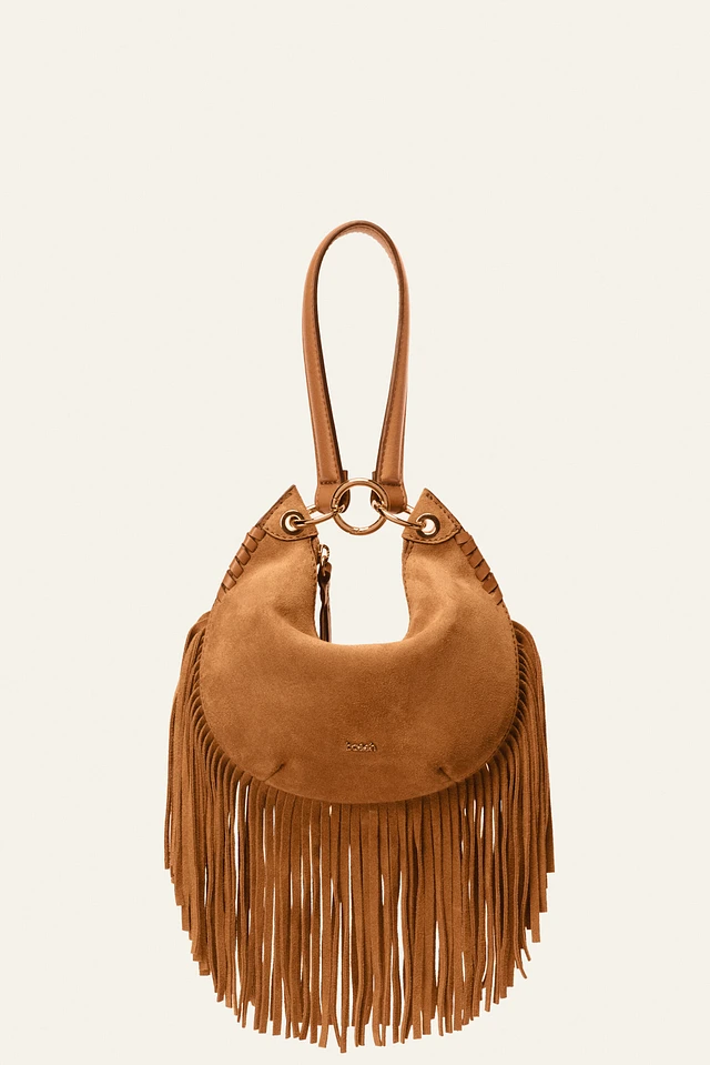 BADEE★韓国★人気★Suede Fringe Mini Bag 2色 追跡あり BADEE☆韓国☆人気☆Suede Fringe Mini Bag 2色 追跡あり (BADEE