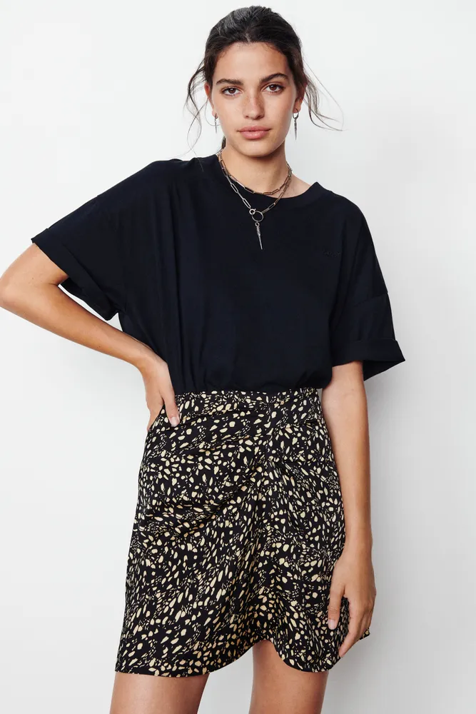 Leopard print mini skirt oasis clearance