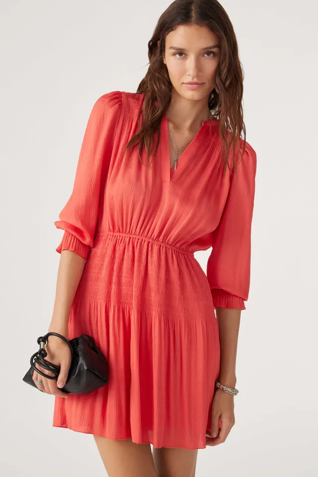 Ba&sh coral dress on sale