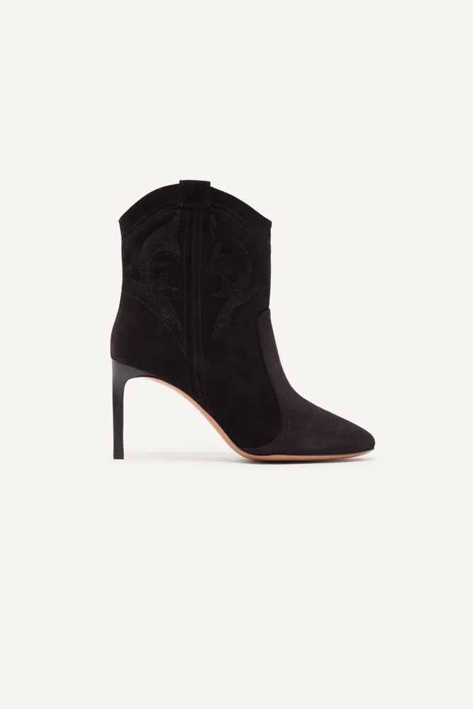 Oasis black ankle boots on sale