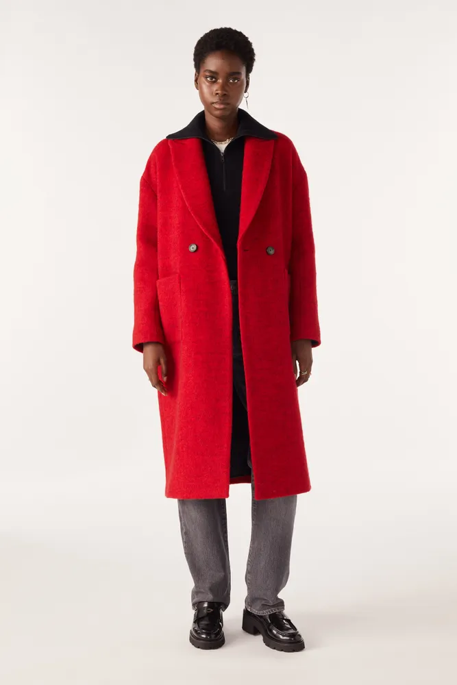 Oasis shop red coat