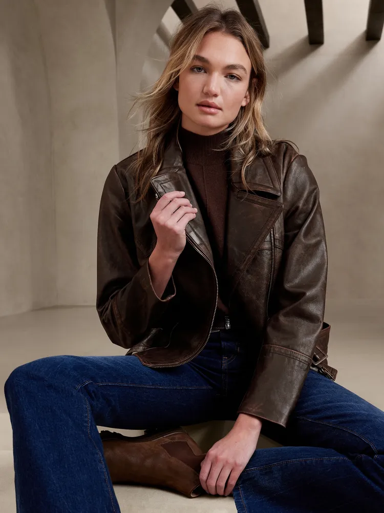 Banana Republic Canyon Leather Moto Jacket | Mall of America®