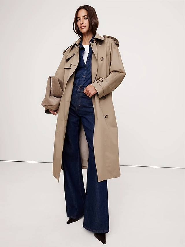 Banana Republic Classic Cotton Trench Coat at MarketFair Shoppes