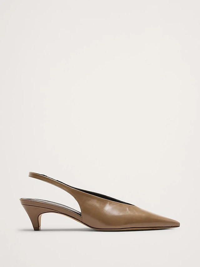 Banana Republic Italian Leather Slingback Pump | Arden Fair