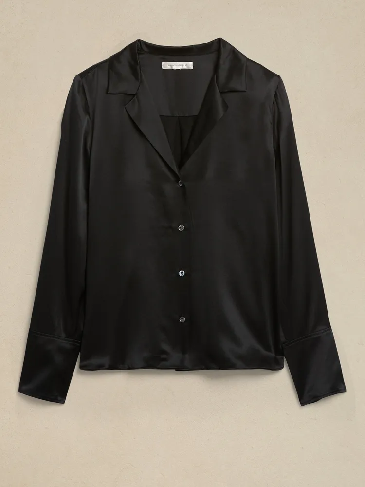 Banana Republic Silk Resort Shirt Yorkdale Mall