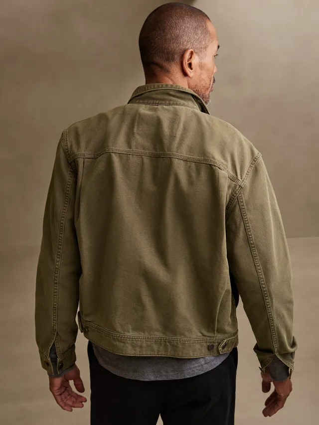 Duck canvas hot sale trucker jacket