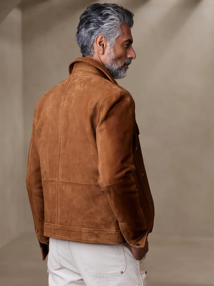 Mens suede clearance jacket canada