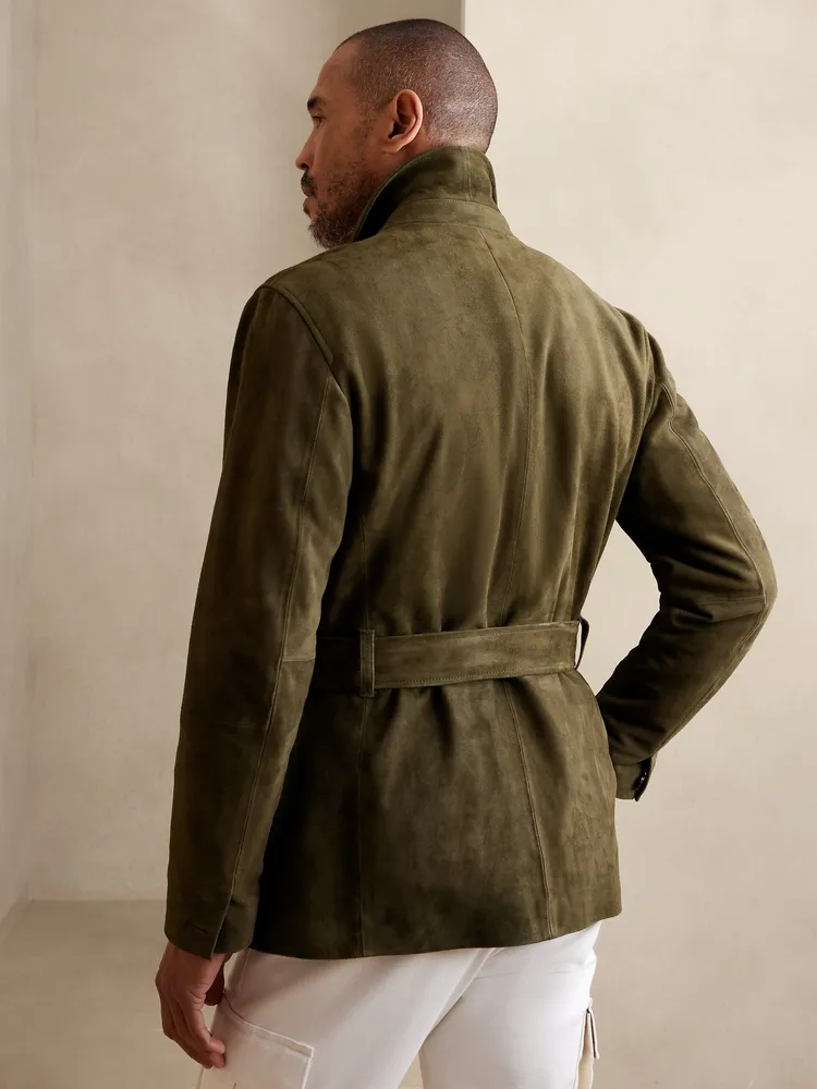 Banana Republic Heritage Suede Expedition Jacket Yorkdale Mall