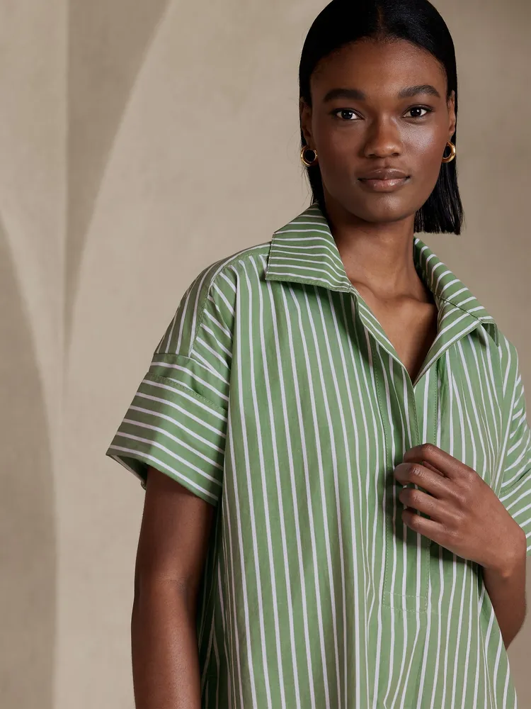 Banana Republic Rhyah Poplin Maxi Dress Yorkdale Mall