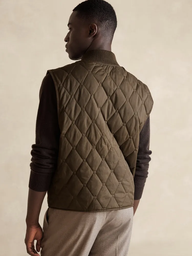 Banana Republic Luis Quilted Vest | Upper Canada Mall