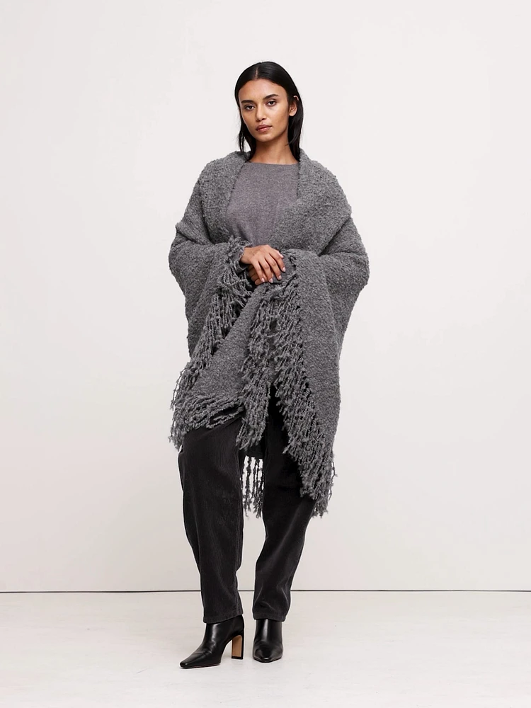Banana Republic Alpaca-Wool Bouclé Wrap | Upper Canada Mall Banana Republic Alpaca-Wool Bouclé Wrap | Upper Canada Mall