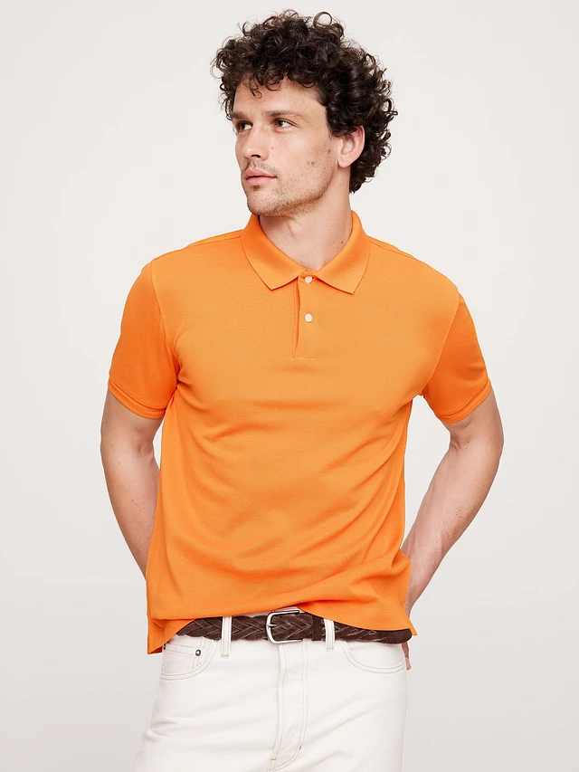 Banana Republic Luxury-Touch Pique Polo | Yorkdale Mall