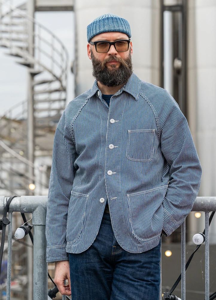 Blackhorse Lane Staging E11 Hickory Japanese 10oz Raglan Chore