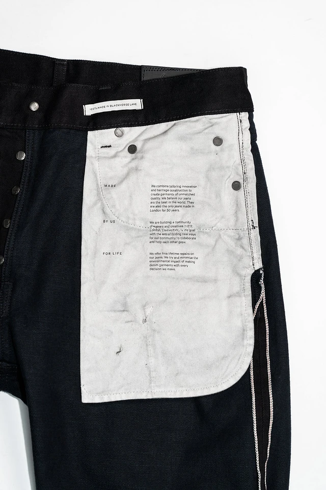 Blackhorse Lane Ateliers NW8 Heritage Slim 14oz Indigo Japanese