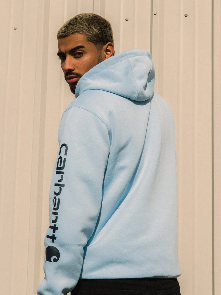 Baby blue hot sale carhartt hoodie