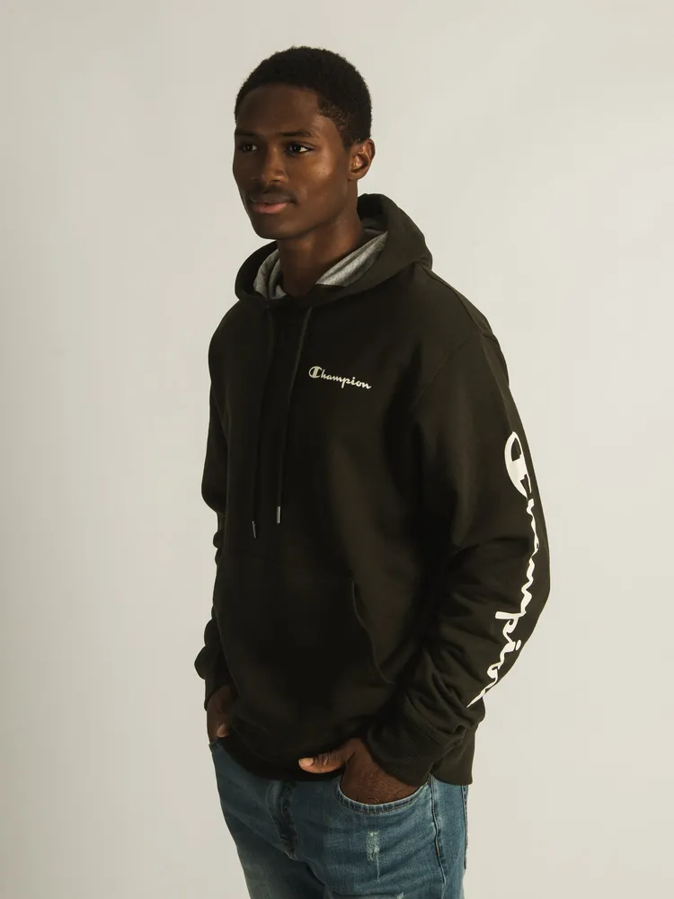 Boathouse CHAMPION POWERBLEND SLEEVE SCRIPT HOODIE Halifax