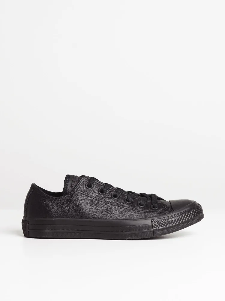 Converse star hot sale leather trainers